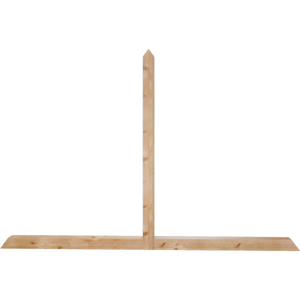 Ekena Millwork GBW108X72X0404POR00RWR