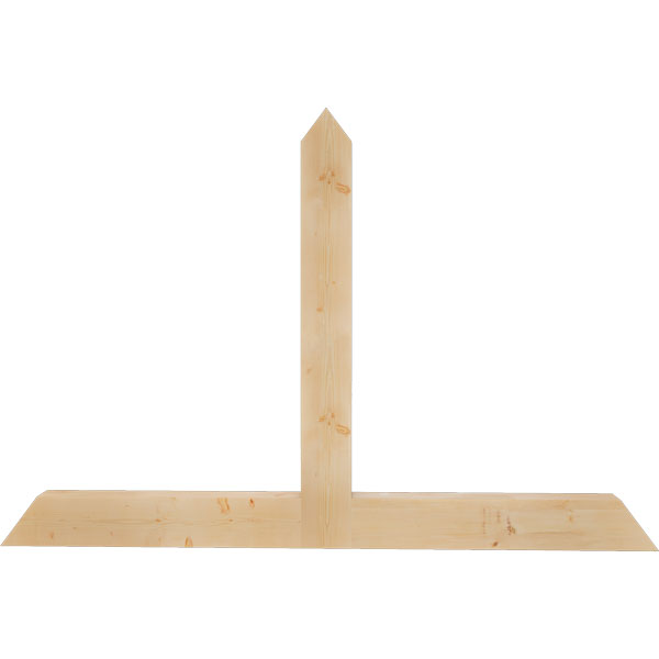 Ekena Millwork GBW072X48X0406POR00SDF