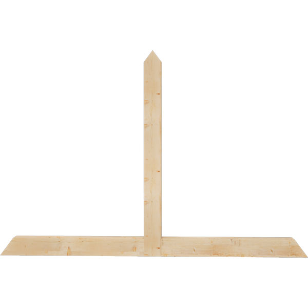 Ekena Millwork GBW096X64X0406POR00SDF