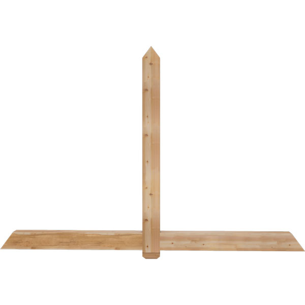Ekena Millwork GBW096X64X0406EUG00SWR