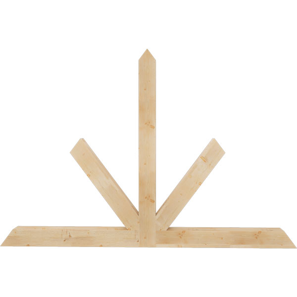 Ekena Millwork GBW096X64X0606SAR00SDF