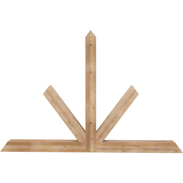 Ekena Millwork GBW096X64X0606SAR00SWR