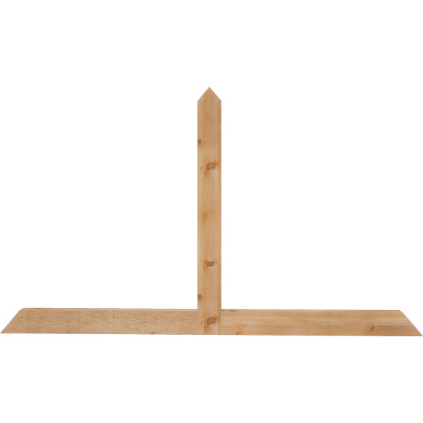 Ekena Millwork GBW072X42X0204POR00RWR