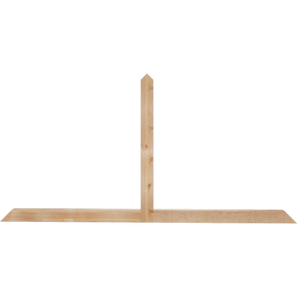 Ekena Millwork GBW096X48X0204POR00RWR