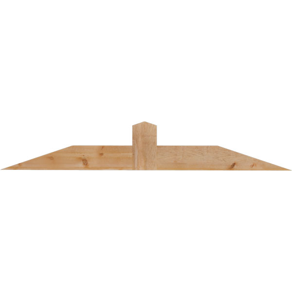 Ekena Millwork GBW072X12X0206POR00RWR