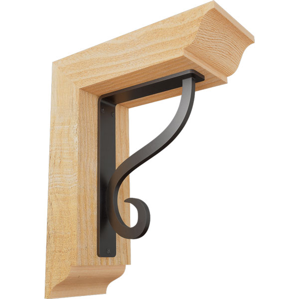 Ekena Millwork BKTI0204X10X12RF1SAS01