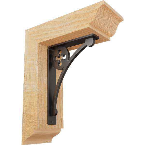 Ekena Millwork BKTI0204X10X12RF1SCR01