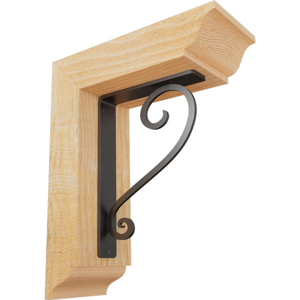 Ekena Millwork BKTI0204X10X12RF1SED01