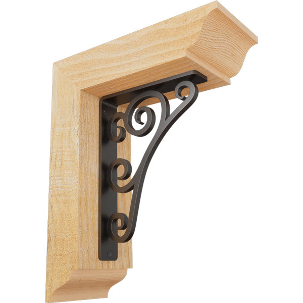 Ekena Millwork BKTI0204X10X12RF1STN01