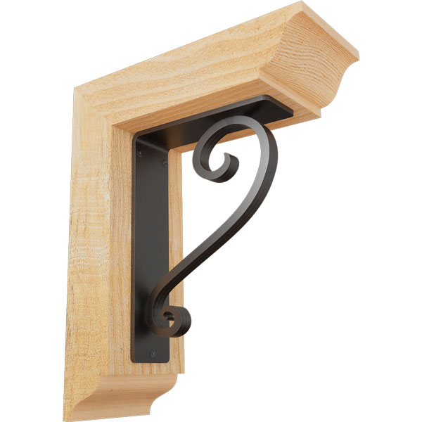 Ekena Millwork BKTI0204X10X12RF1TED05