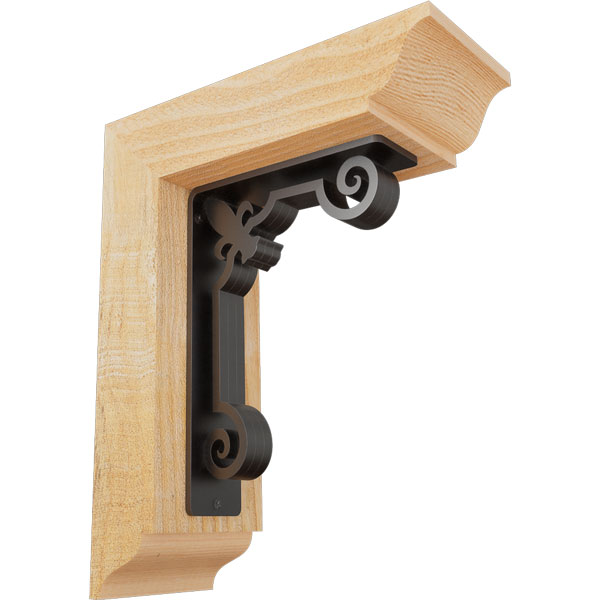 Ekena Millwork BKTI0204X10X12RF1TFL05
