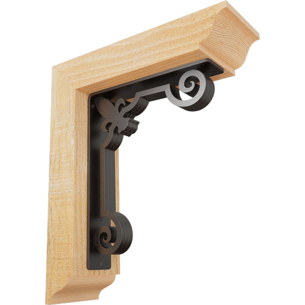 Ekena Millwork BKTI0204X12X14RF1TFL06