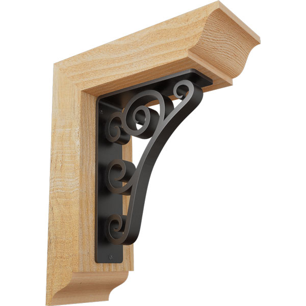 Ekena Millwork BKTI0204X10X12RF1TTN05