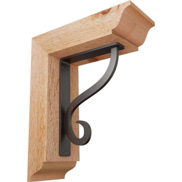 Ekena Millwork BKTI0204X10X12RC1SAS01