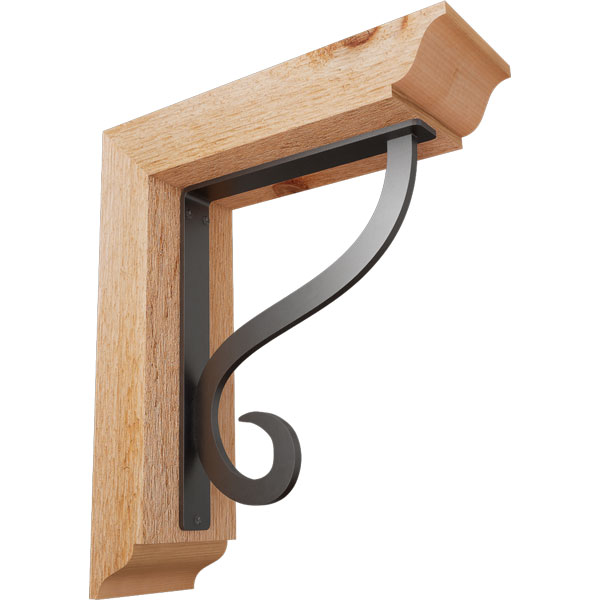 Ekena Millwork BKTI0204X12X14RC1SAS02