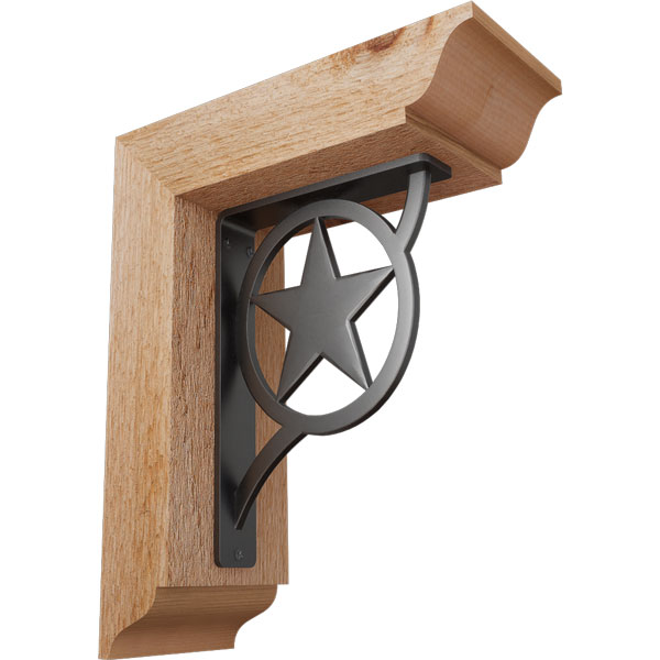 Ekena Millwork BKTI0204X10X12RC1SAU01