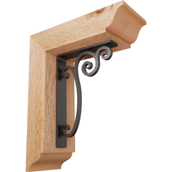 Ekena Millwork BKTI0204X10X12RC1SAV01