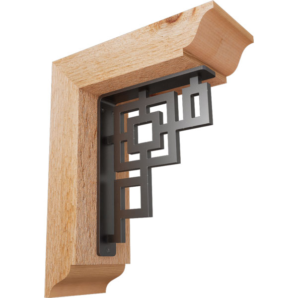 Ekena Millwork BKTI0204X10X12RC1SER01