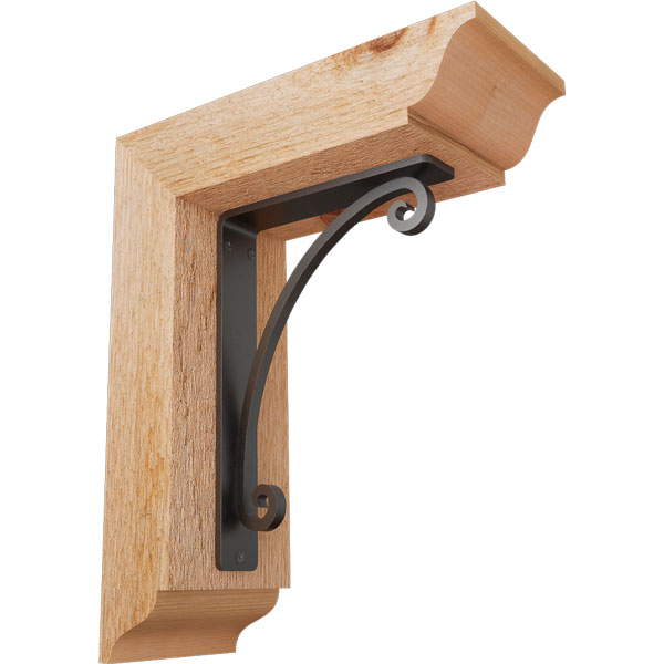 Ekena Millwork BKTI0204X10X12RC1SLE01