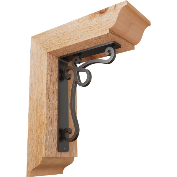 Ekena Millwork BKTI0204X10X12RC1SOL01