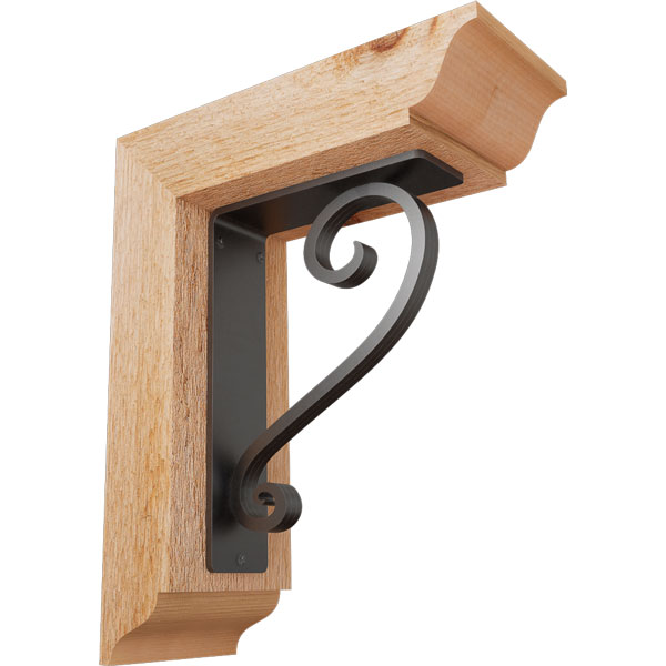 Ekena Millwork BKTI0204X10X12RC1TED05