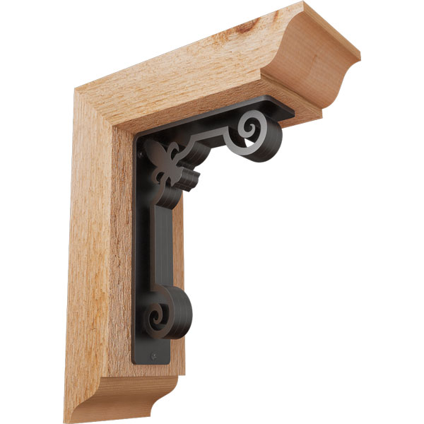 Ekena Millwork BKTI0204X10X12RC1TFL05
