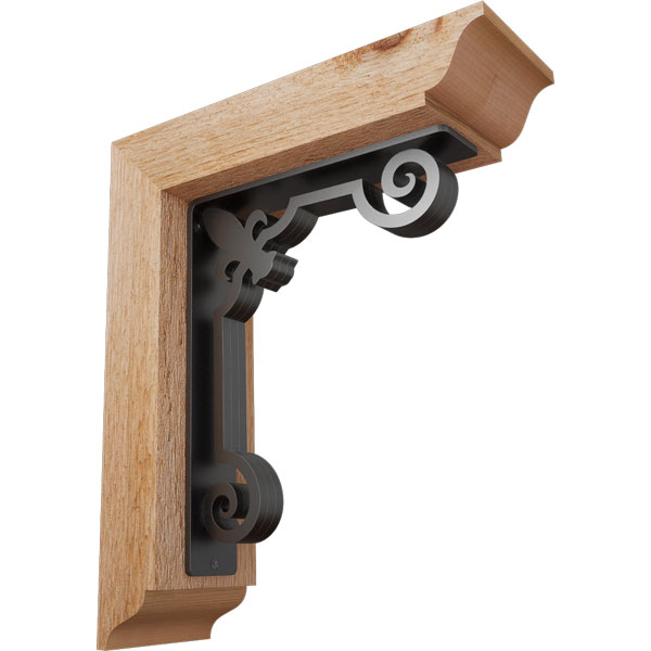 Ekena Millwork BKTI0204X12X14RC1TFL06