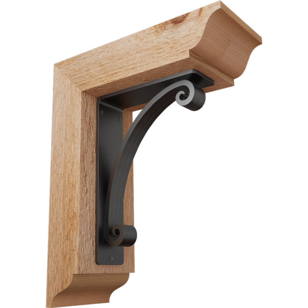Ekena Millwork BKTI0204X10X12RC1TLE05