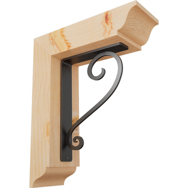Ekena Millwork BKTI0204X10X12SF1SED01