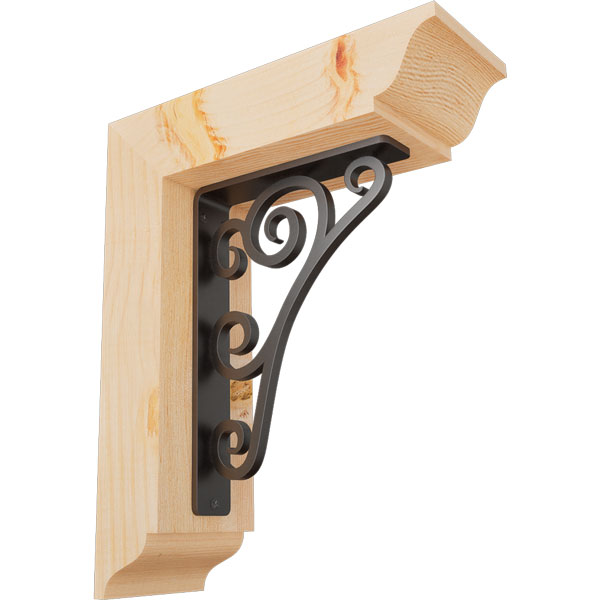 Ekena Millwork BKTI0204X10X12SF1STN01