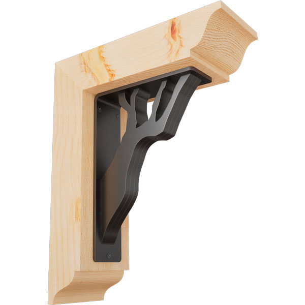 Ekena Millwork BKTI0204X10X12SF1TDA05