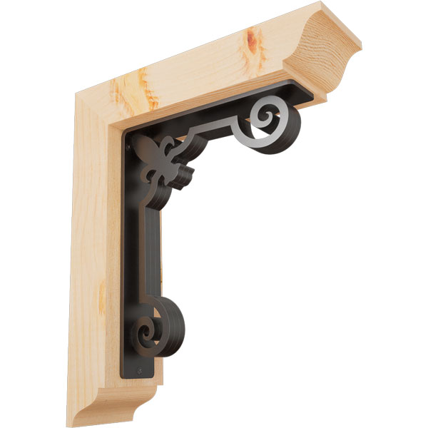 Ekena Millwork BKTI0204X12X14SF1TFL06
