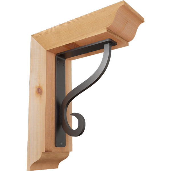 Ekena Millwork BKTI0204X10X12SC1SAS01