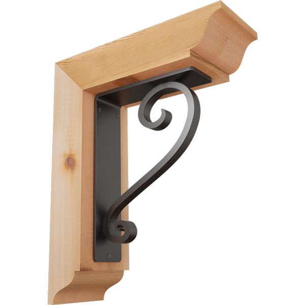 Ekena Millwork BKTI0204X10X12SC1TED05