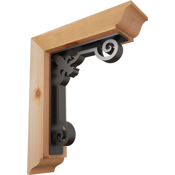 Ekena Millwork BKTI0204X12X14SC1TFL06