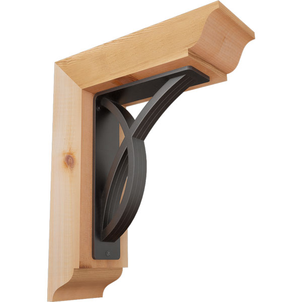 Ekena Millwork BKTI0204X10X12SC1TMI05