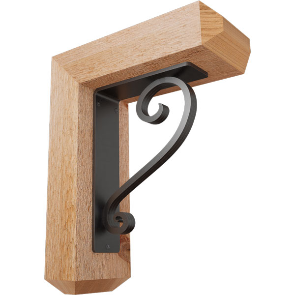 Ekena Millwork BKTI0204X10X12RC4TED05