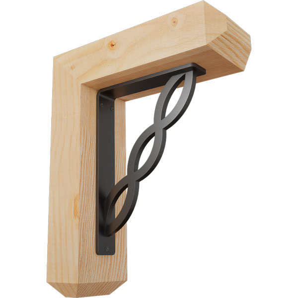 Ekena Millwork BKTI0204X10X12SF4SLO01