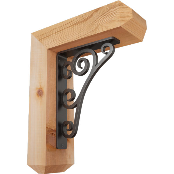 Ekena Millwork BKTI0204X10X12SC4STN01