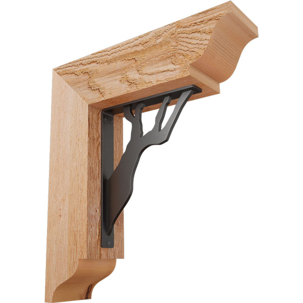 Ekena Millwork BKTI0404X16X18RC1SDA02