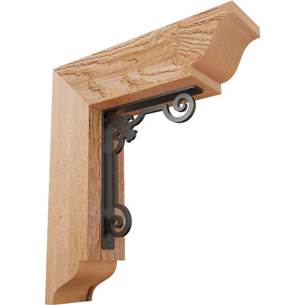 Ekena Millwork BKTI0404X16X18RC1SFL02
