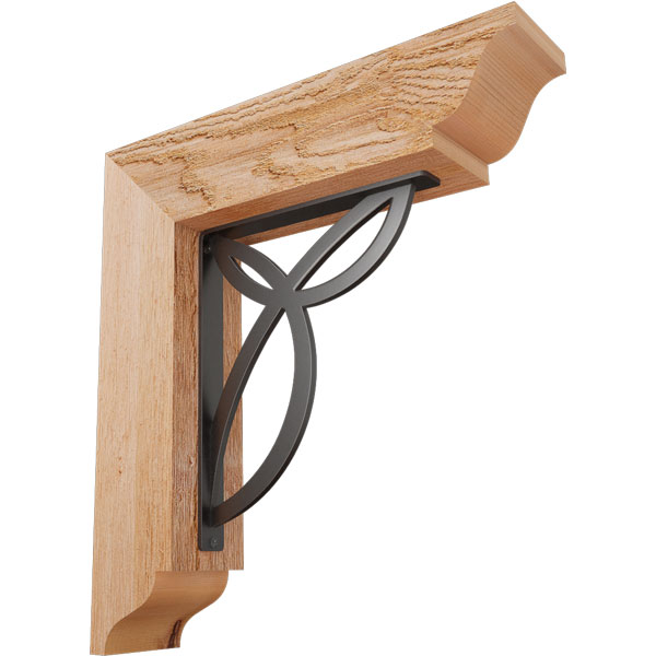 Ekena Millwork BKTI0404X18X20RC1SVE03