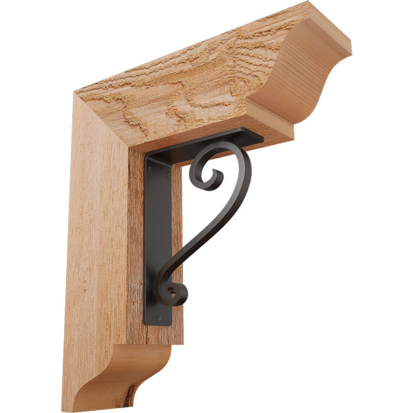 Ekena Millwork BKTI0404X14X16RC1TED05