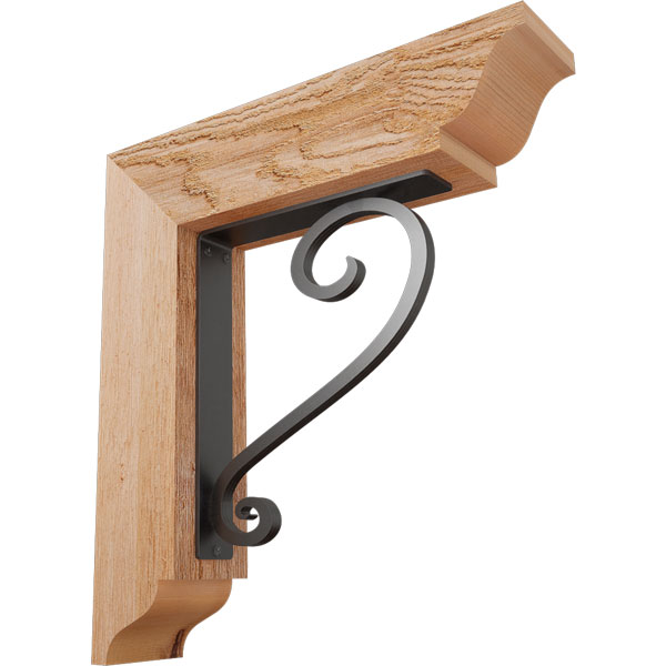 Ekena Millwork BKTI0404X18X20RC1TED07
