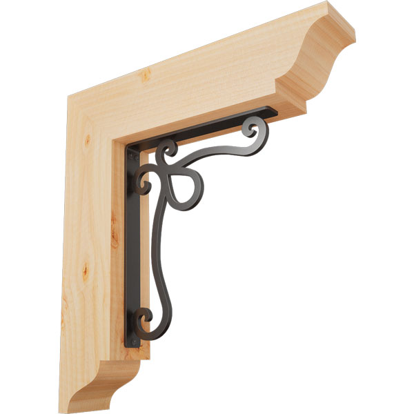 Ekena Millwork BKTI0404X18X20SF1SOL03