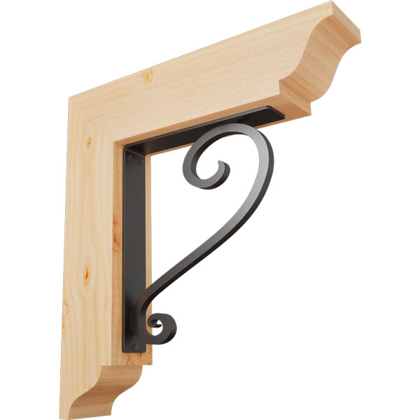 Ekena Millwork BKTI0404X18X20SF1TED07
