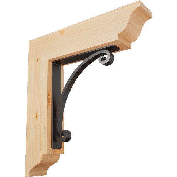Ekena Millwork BKTI0404X18X20SF1TLE07