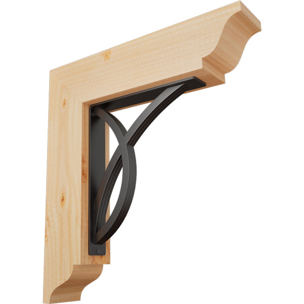 Ekena Millwork BKTI0404X18X20SF1TMI07