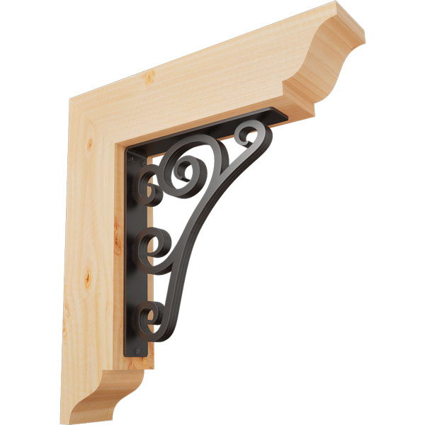 Ekena Millwork BKTI0404X18X20SF1TTN07