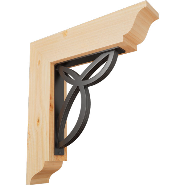 Ekena Millwork BKTI0404X18X20SF1TVE07